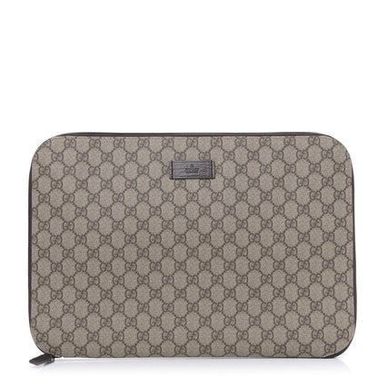 Gucci GG Plus Monogram Portfolio Brown 1 of 10
