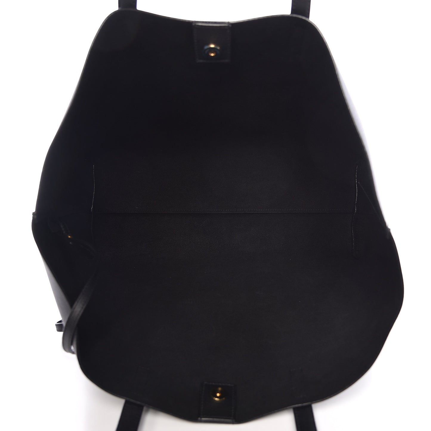 Calfskin Large Shopping Tote Black