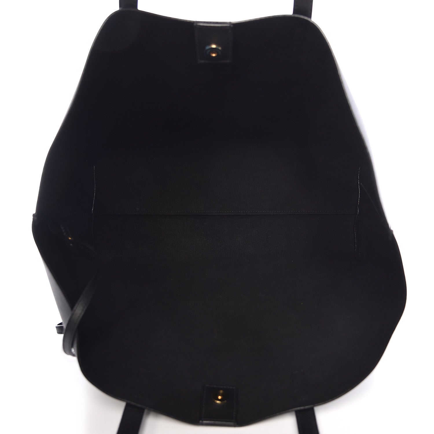 Saint Laurent Calfskin Large Shopping Tote Black 6 of 11