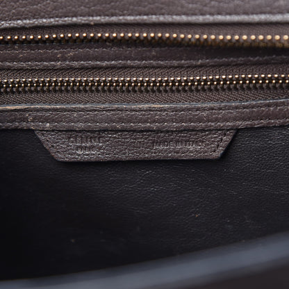 Celine Goatskin Micro Luggage Dark Taupe 6 of 18