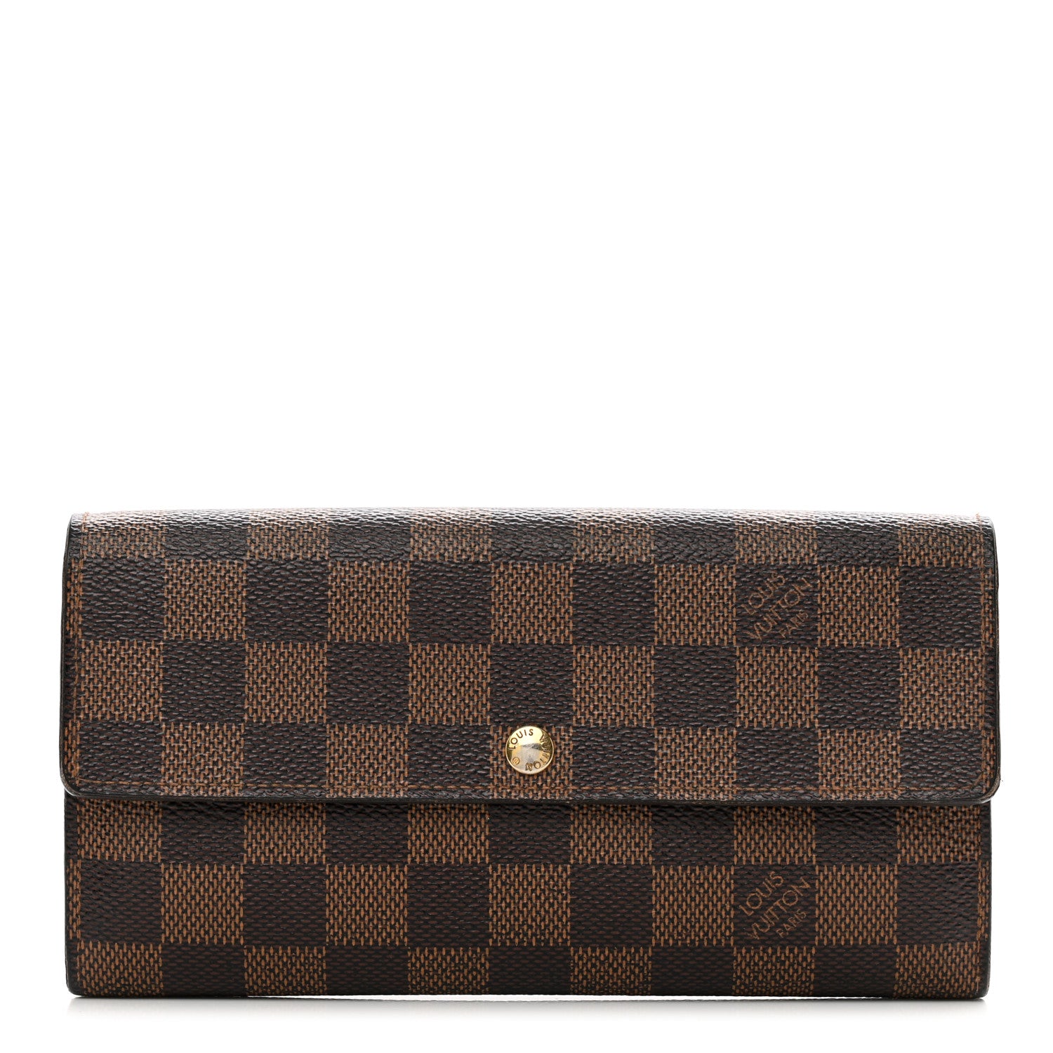 Louis Vuitton Damier Ebene Sarah Wallet 1 of 16