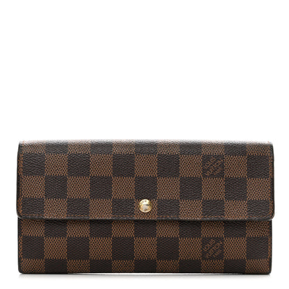 Louis Vuitton Damier Ebene Sarah Wallet 1 of 16