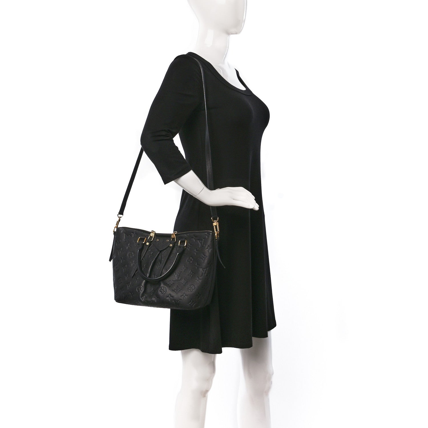 Louis Vuitton Empreinte Mazarine PM Black 2 of 8