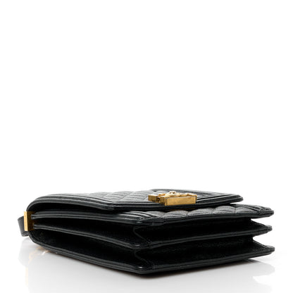 Chanel Caviar Quilted North South Boy Flap Black 4 of 12
