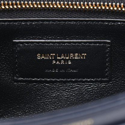 Saint Laurent Denim Matelasse Amalia Chain Shoulder Bag Blue 6 of 9