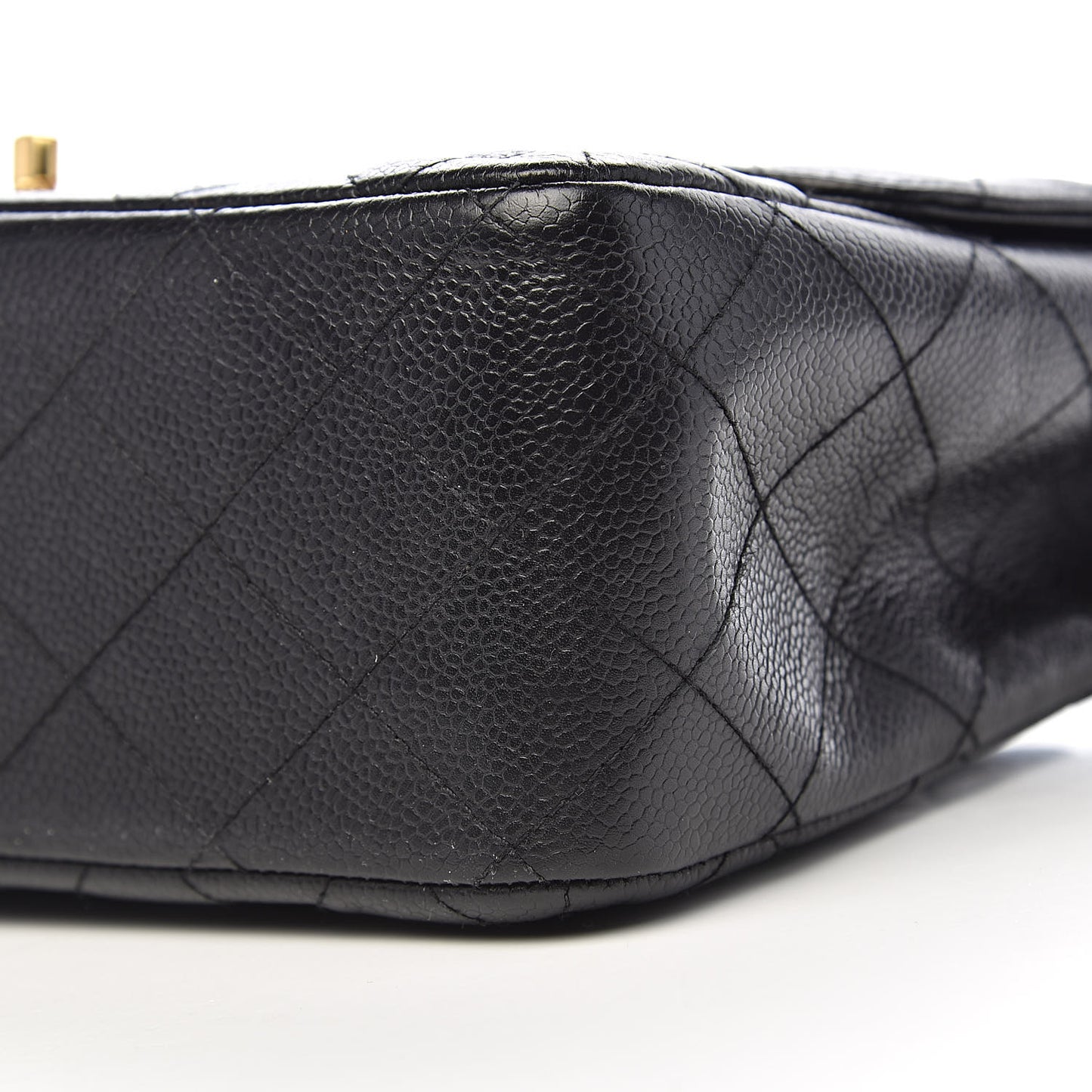 Caviar Quilted Jumbo Single Flap Black