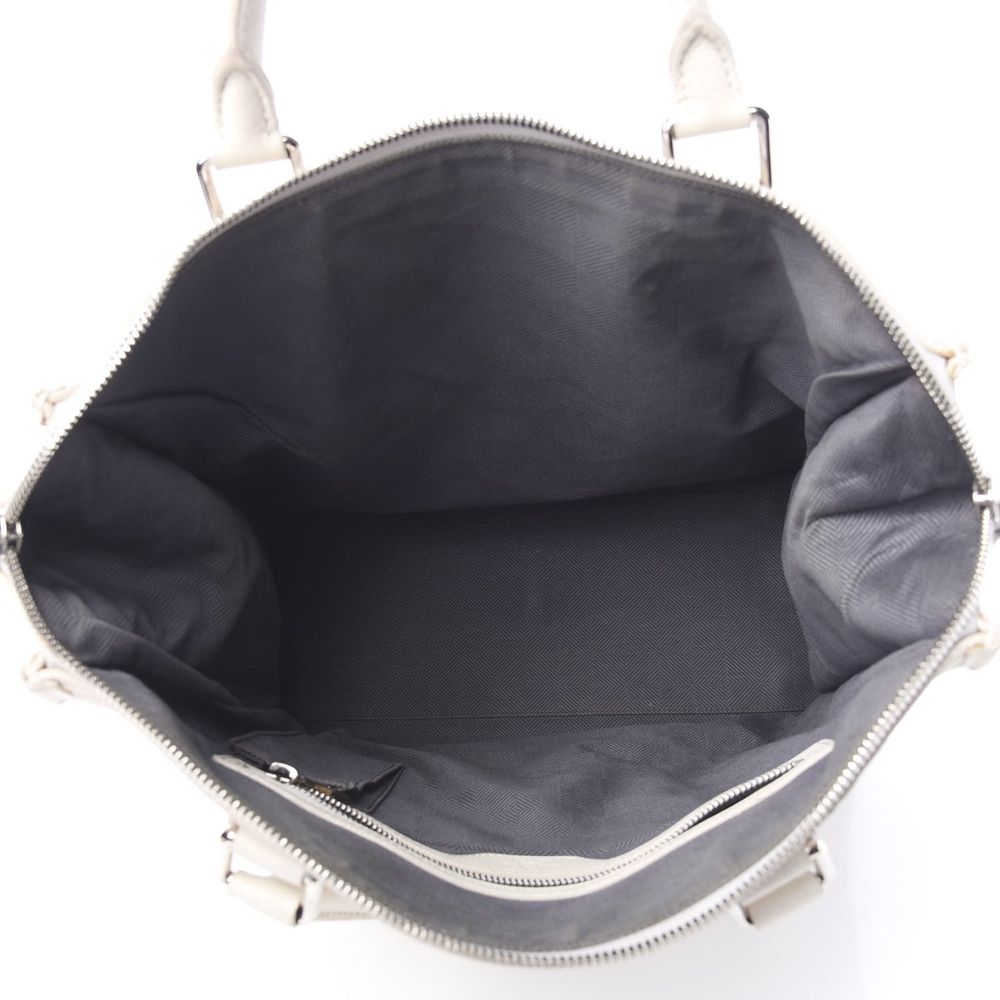 Calfskin Cabas Naxos White