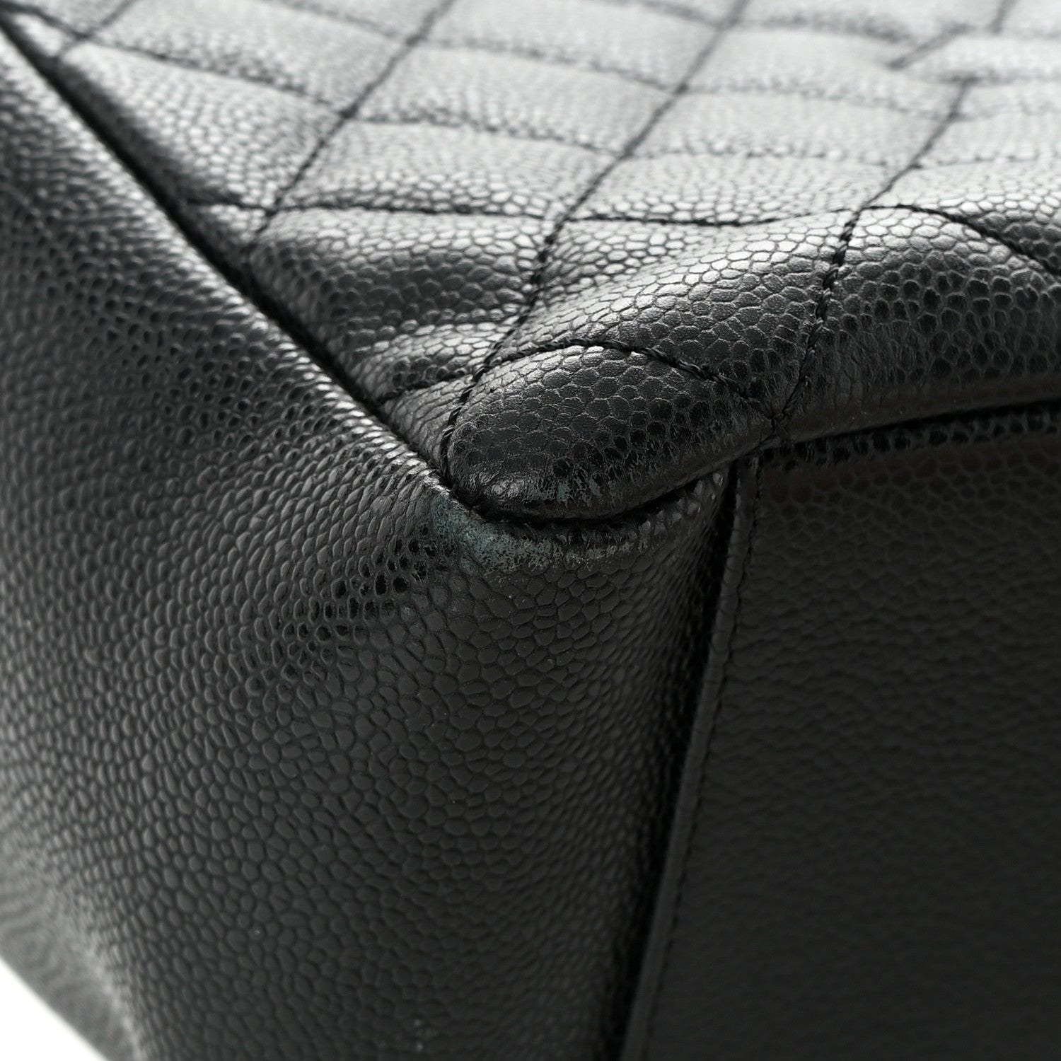 Chanel Caviar Quilted Grand Shopping Tote GST Black 9 of 15