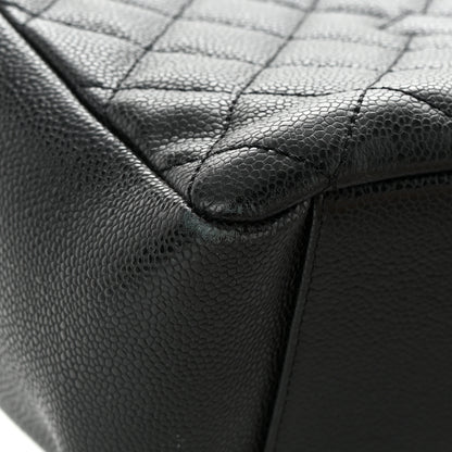 Chanel Caviar Quilted Grand Shopping Tote GST Black 9 of 15