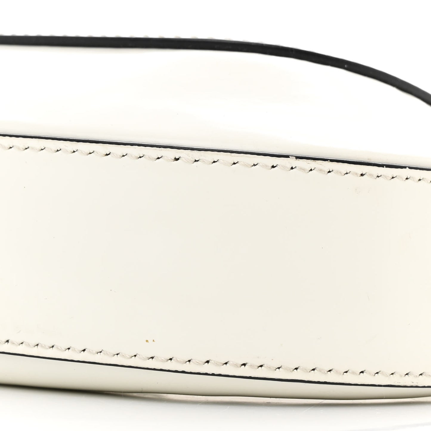 Spazzolato Cleo Adjustable Strap Shoulder Bag White