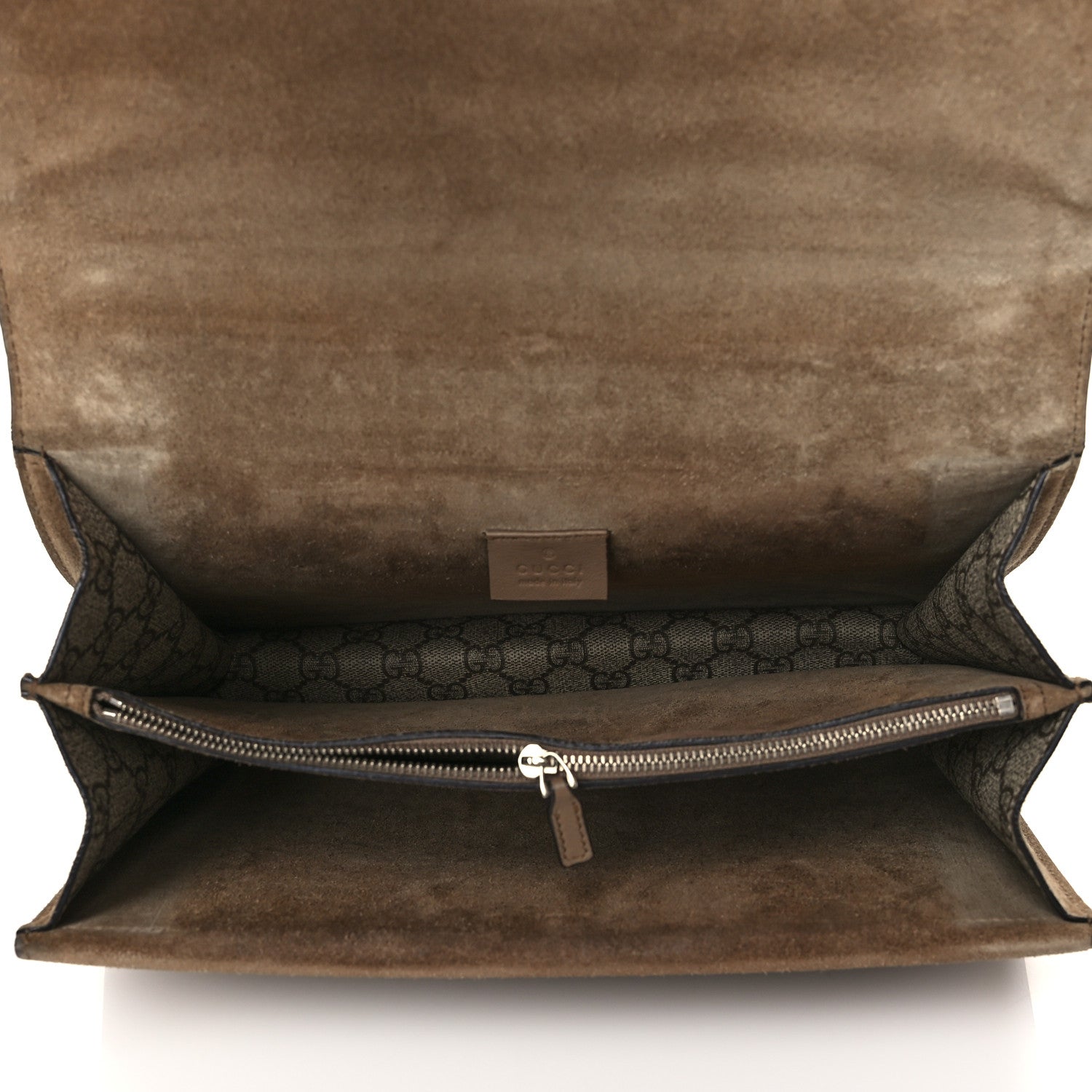 Gucci GG Supreme Monogram Medium Dionysus Shoulder Bag Taupe 6 of 11