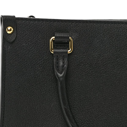 Louis Vuitton Calfskin Lock & Go Tote Black 11 of 12
