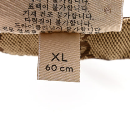 Gucci Canvas Monogram Reversible Bucket Hat XL Brown 17 of 18