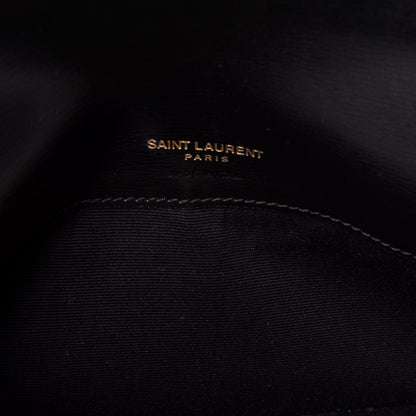 Saint Laurent Smooth Calfskin Monogram Phone Holder Crossbody Black 5 of 10