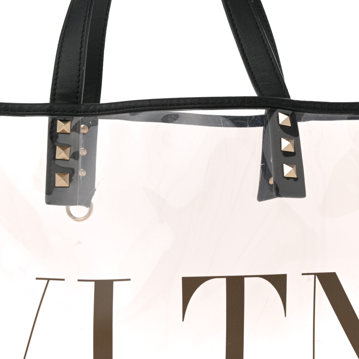Valentino Garavani Plexy VLTN Shopping Bag Transparent 8 of 16