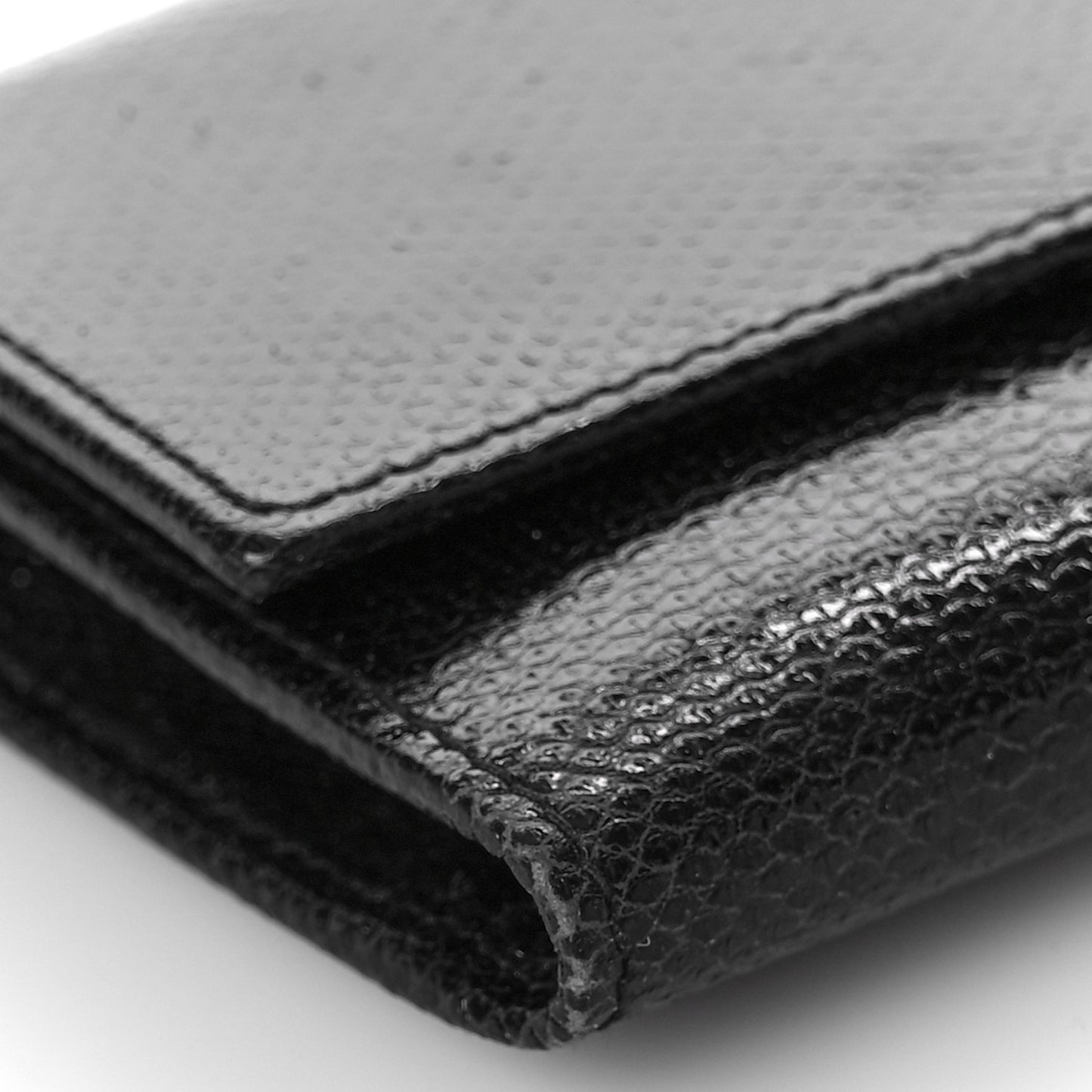 Snakeskin Clutch Black