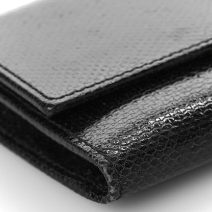 Gucci Snakeskin Clutch Black 8 of 9