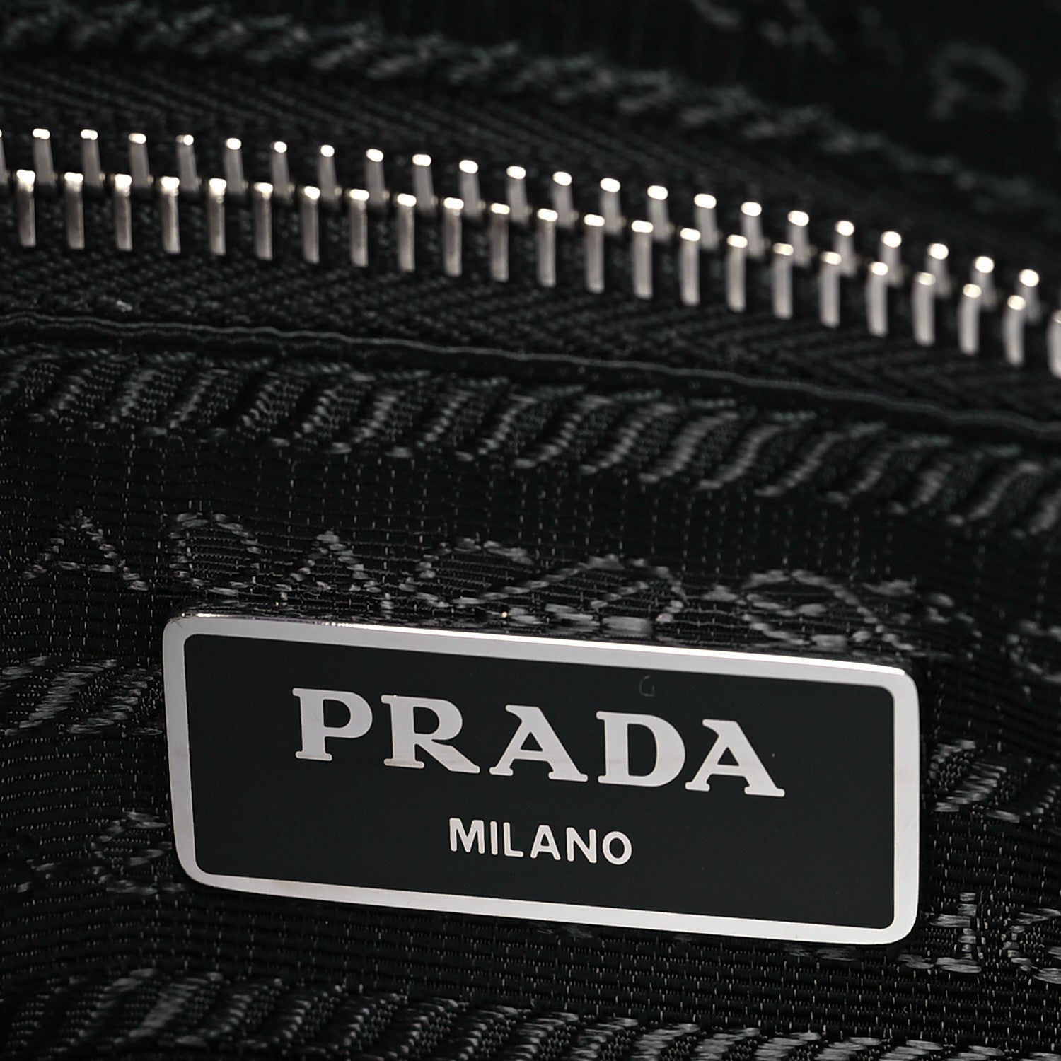 Prada Nylon Tessuto Impuntu Quilted Shoulder Bag Black 6 of 8