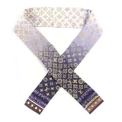 Louis Vuitton Silk Monogram Map Bandeau Purple 1 of 3