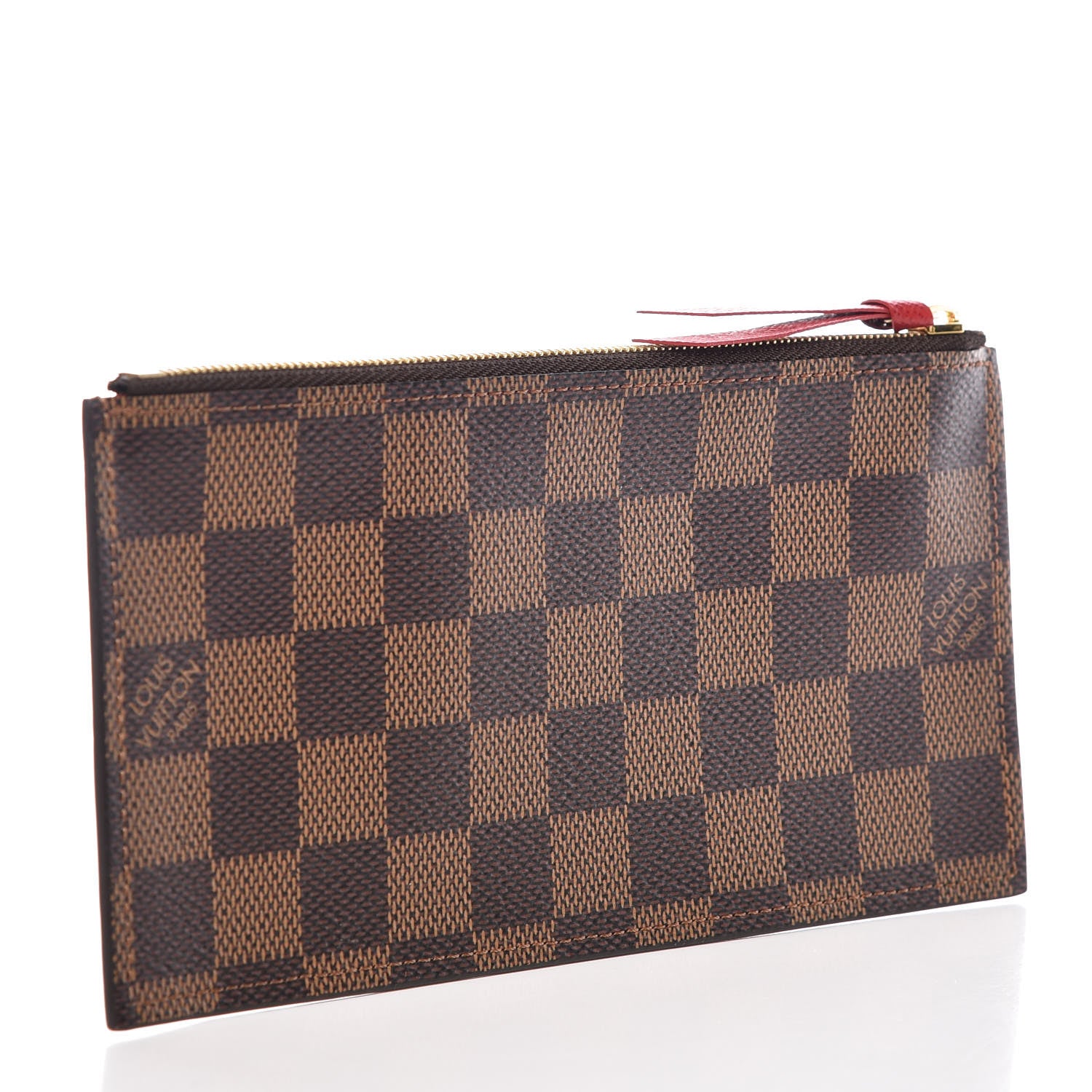 Louis Vuitton Damier Ebene Felicie Chain Wallet Zippered Insert 5 of 16