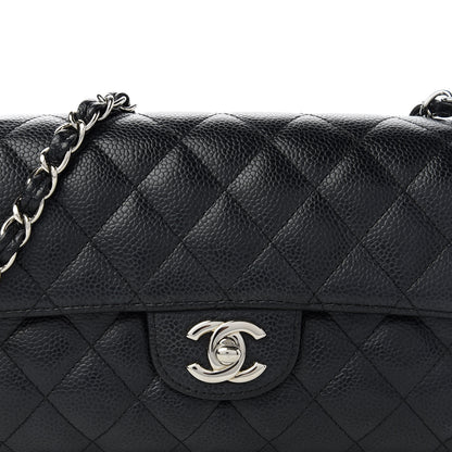 Chanel Caviar Quilted East West Flap Black 10 of 10