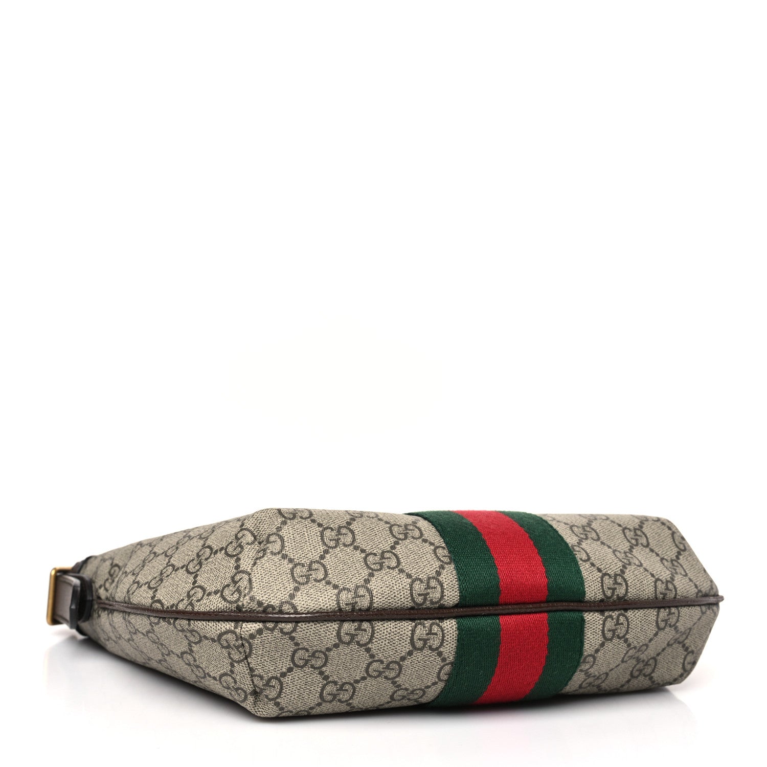 Gucci GG Supreme Monogram Web Small Ophidia Half Moon Hobo Brown 4 of 10