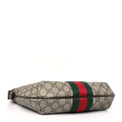 Gucci GG Supreme Monogram Web Small Ophidia Half Moon Hobo Brown 4 of 10
