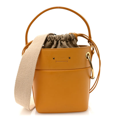 Chloe Smooth Calfskin Small Roy Bucket Bag Burning Camel 1 of 10
