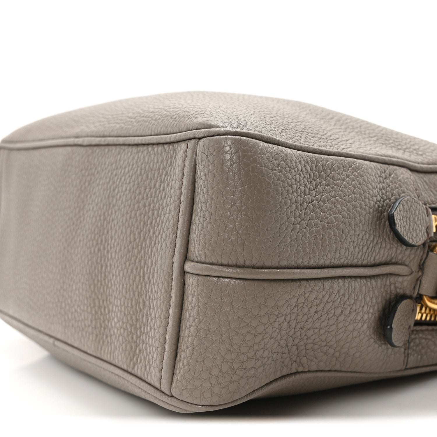 Prada Vitello Daino Medium Double Zip Shoulder Bag Argilla 9 of 9