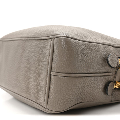 Prada Vitello Daino Medium Double Zip Shoulder Bag Argilla 9 of 9