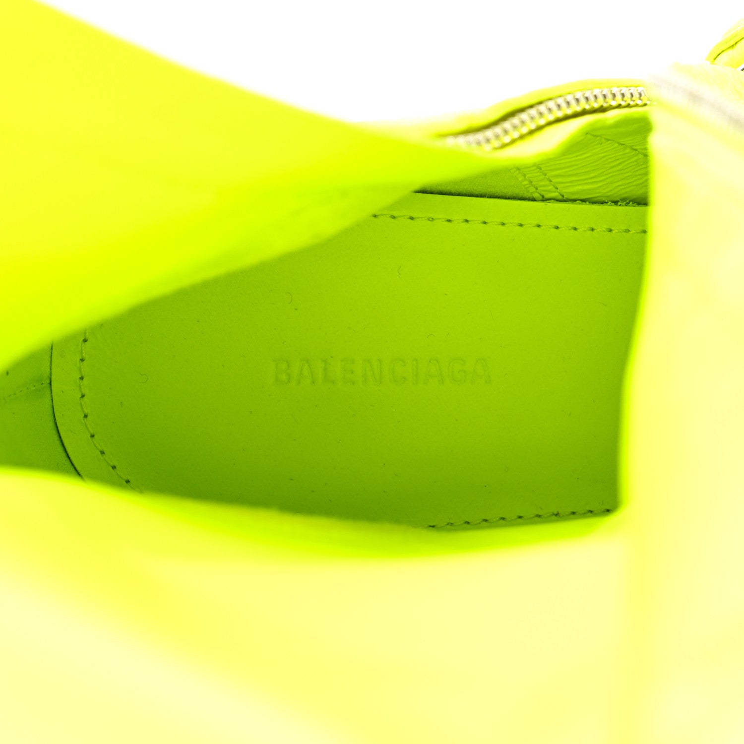 Balenciaga Agneau Arena Cagole 90mm Boots 35.5 Fluo Yellow 7 of 13