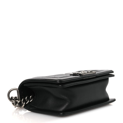 Chanel Lambskin Chevron Quilted Small Boy Flap Black 4 of 10