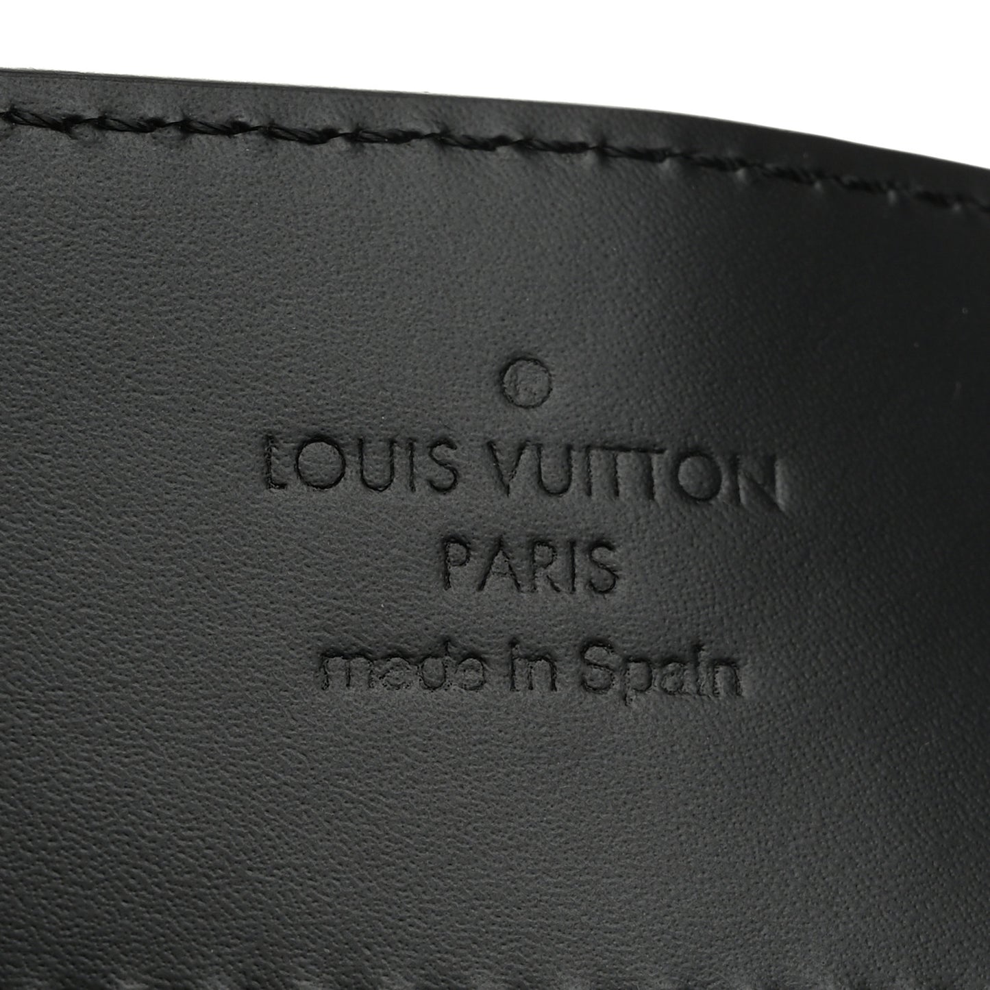 Calfskin 40mm LV Spotlight Belt 100 40 Black