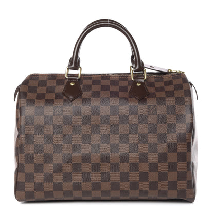 Louis Vuitton Damier Ebene Speedy 30 1 of 12
