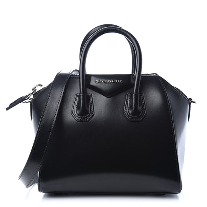 Givenchy Shiny Lord Calfskin Mini Antigona Black 1 of 9