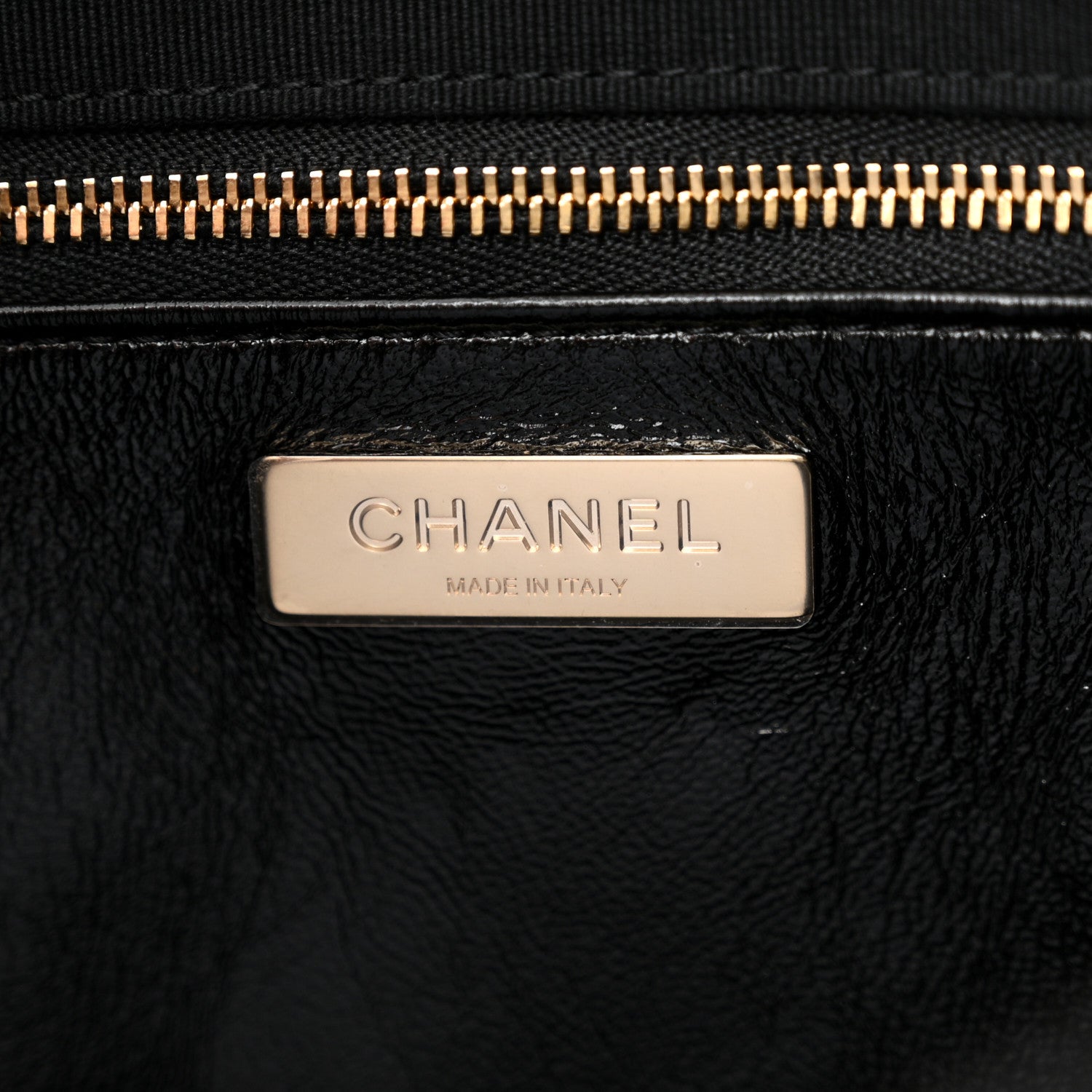 Chanel Shiny Lambskin Quilted 31 Shopping Bag Black 6 of 10