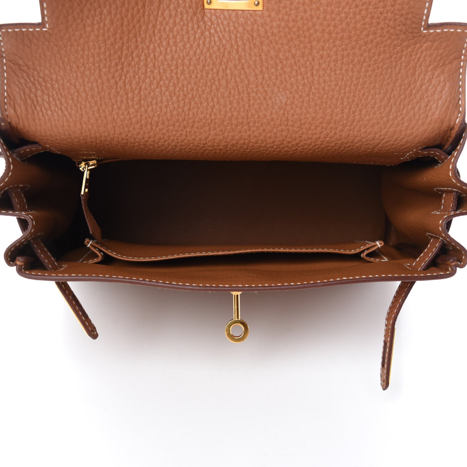 Hermes Togo Kelly Retourne 25 Gold 7 of 37