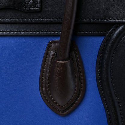 Celine Smooth Calfskin Bullhide Nano Tri-Color Luggage Indigo 19 of 24