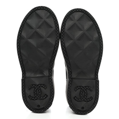 Chanel Rubber CC Short Rain Boots 40 Black 5 of 9