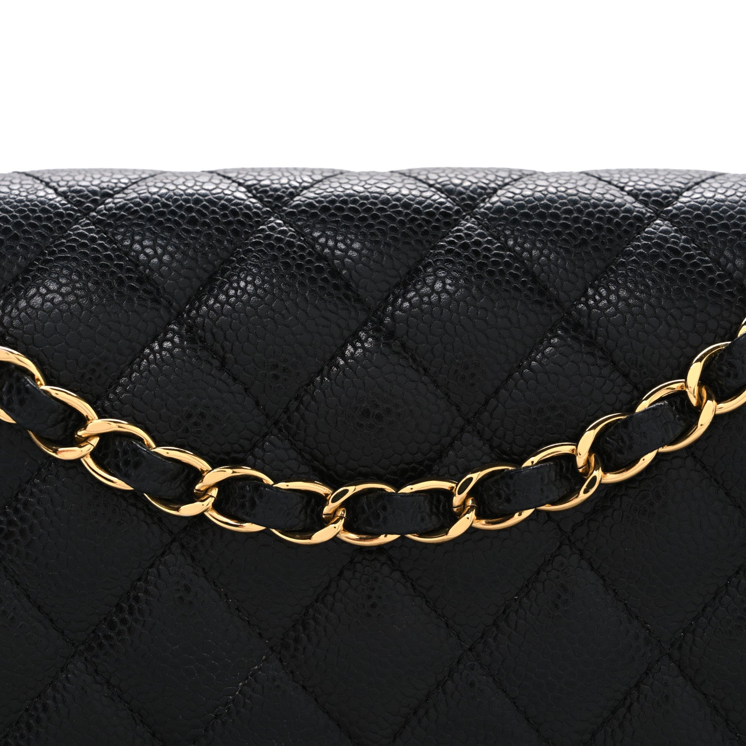 Chanel Caviar Quilted Medium Double Flap Black 8 of 12