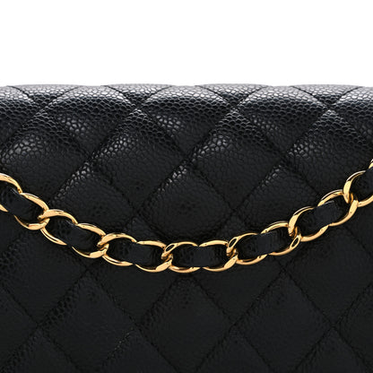 Chanel Caviar Quilted Medium Double Flap Black 8 of 12