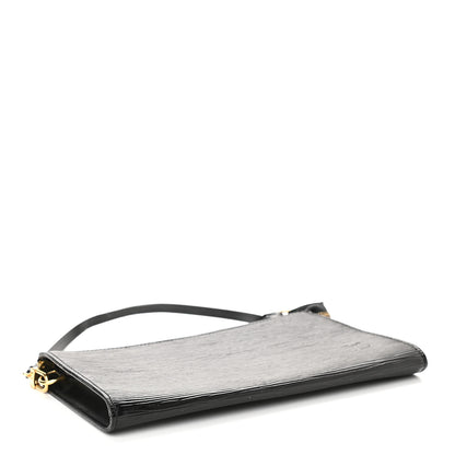 Louis Vuitton Epi Pochette Accessories 24 Black 3 of 8