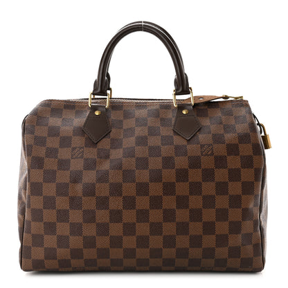Louis Vuitton Damier Ebene Speedy 30 1 of 10