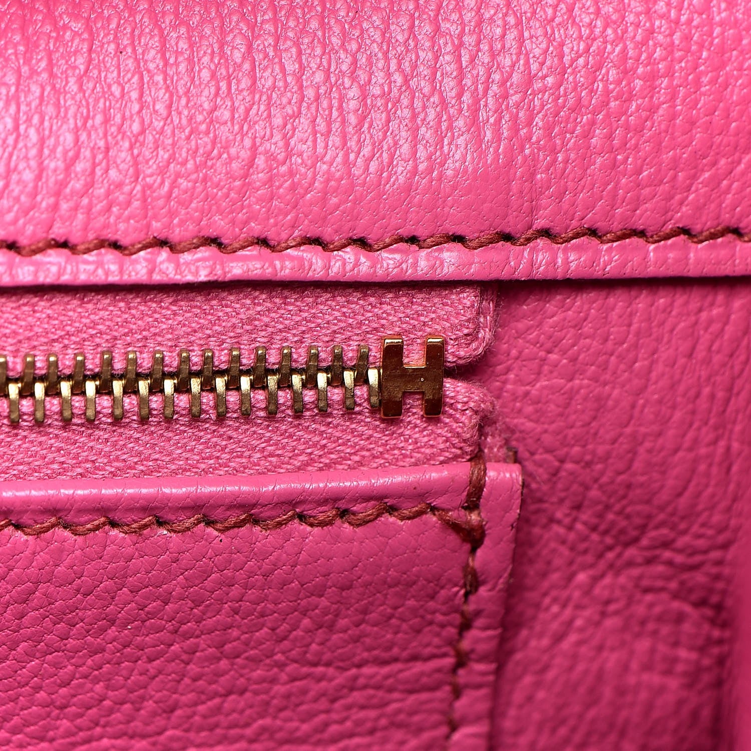 Hermes Ostrich Birkin 35 Fuchsia 21 of 35