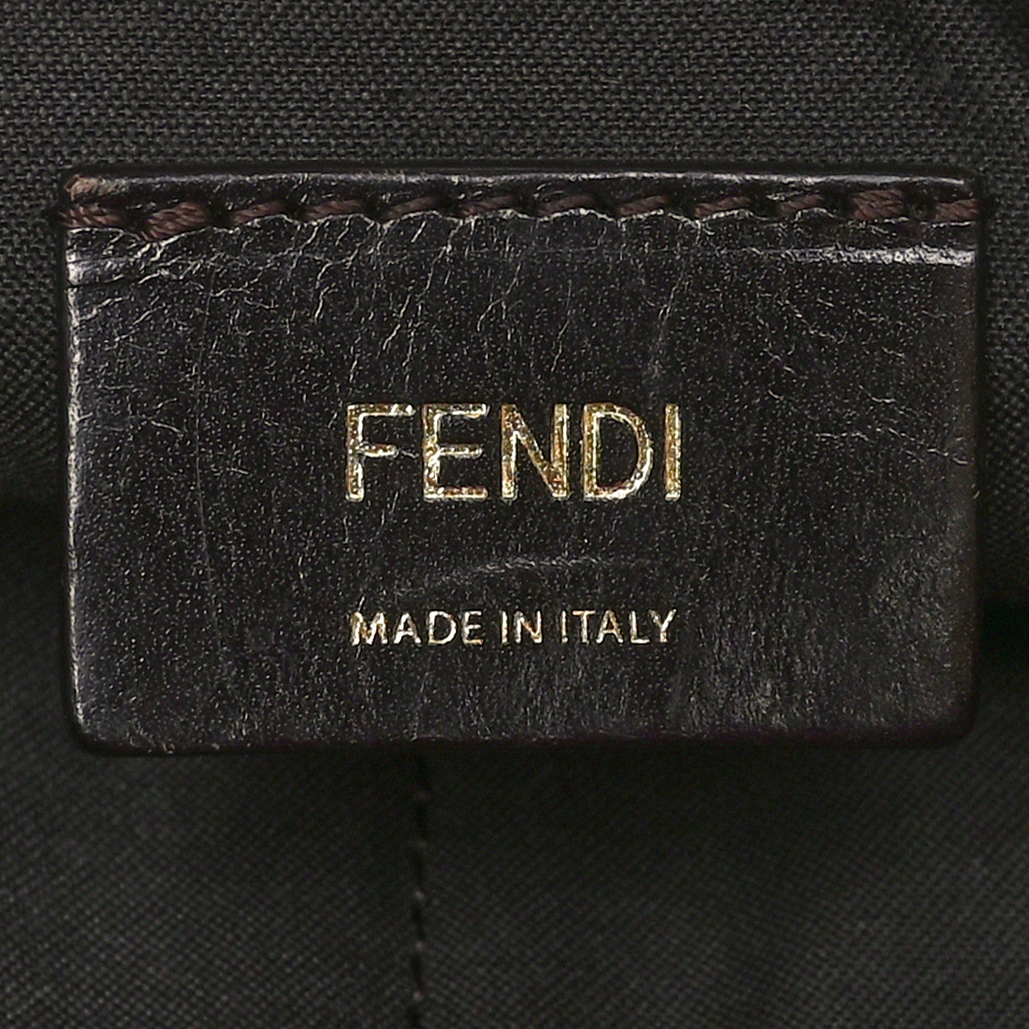 Fendi Zucca Vitello Spalmati Small Hobo Tobacco Magenta 7 of 10