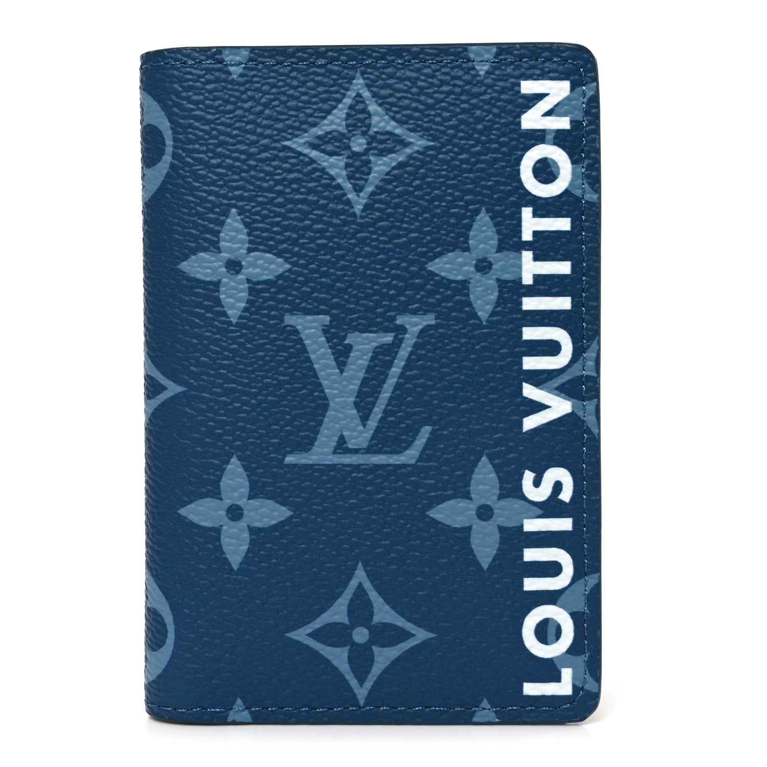 Louis Vuitton Monogram Pocket Organizer NM Atlantic Blue 1 of 7