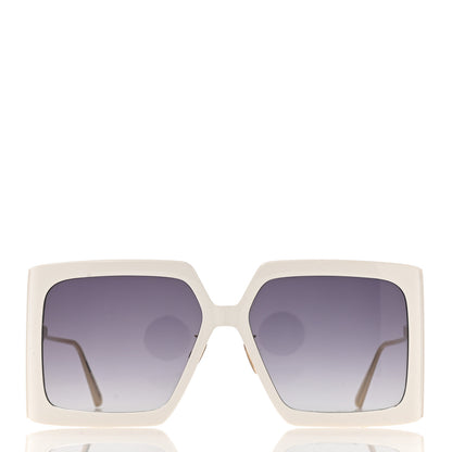 Christian Dior Acetate Square 30 Montaigne Sunglasses White 2 of 9