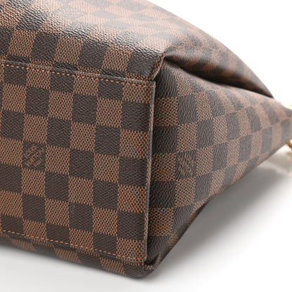 Louis Vuitton Damier Ebene Odeon Tote MM Black 8 of 8