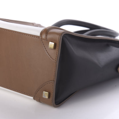 Celine Smooth Calfskin Micro Tri-Color Luggage Brown 7 of 10