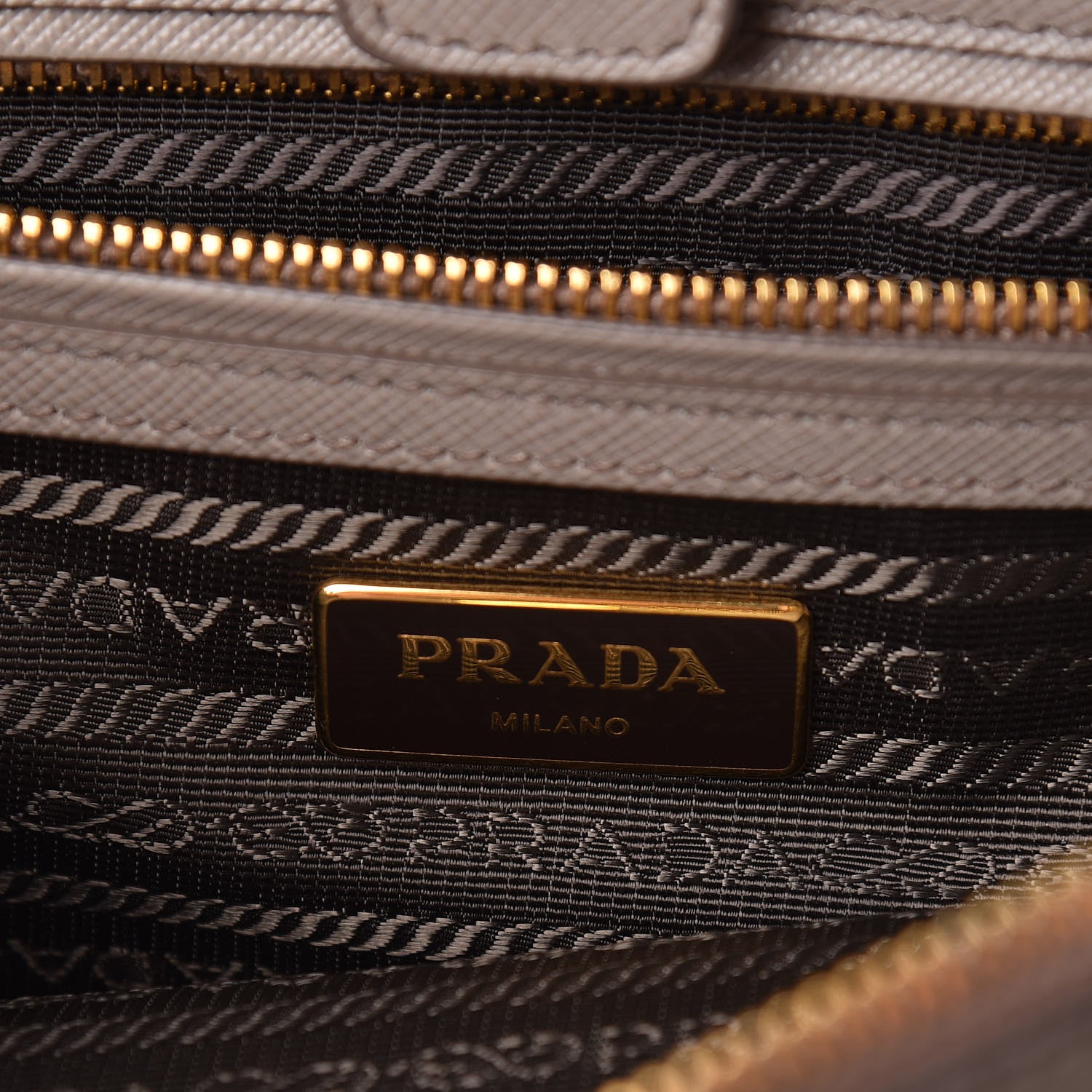 Prada Saffiano Lux Medium Tote Argilla 6 of 14